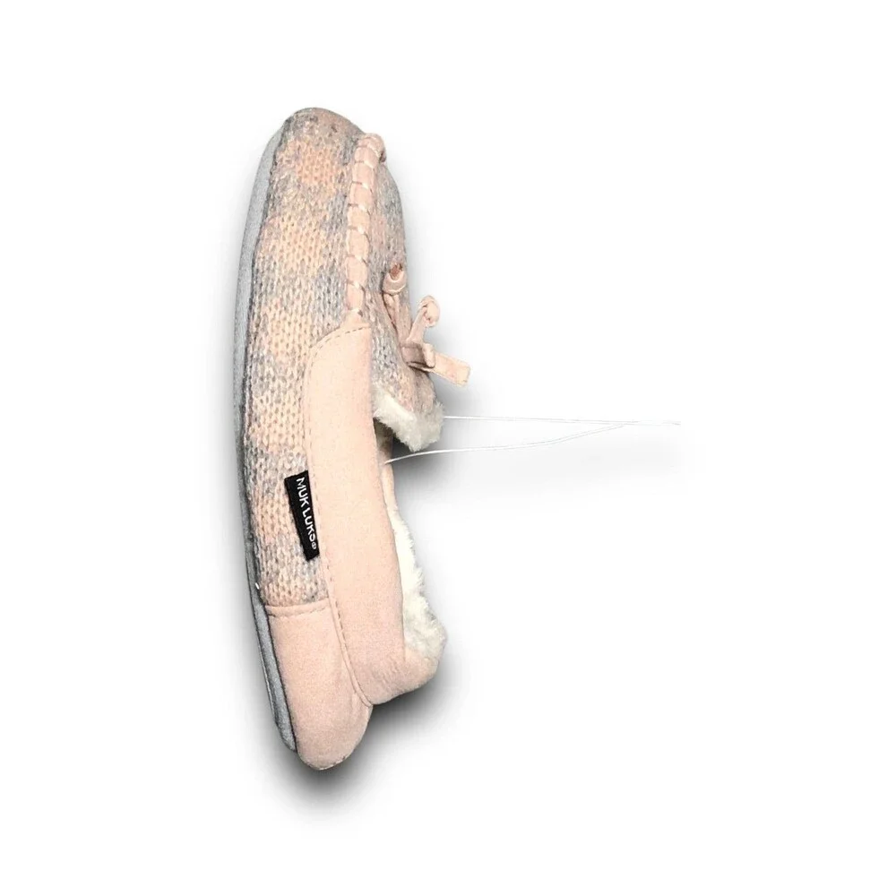 MUK LUKS Kids Patterned Moccasins - Med (12-13)